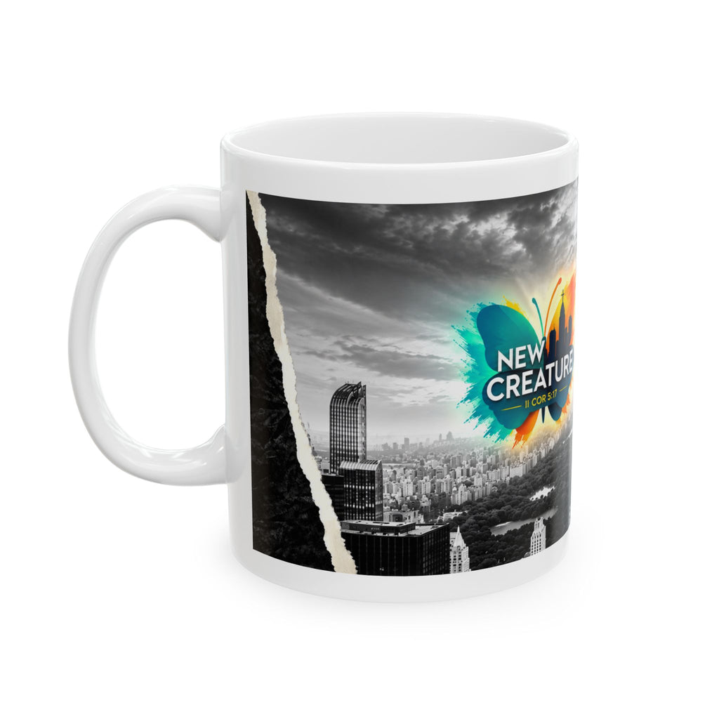 New Creature Church Logo Ceramic Mug – Inspirational Faith Coffee Cup (11oz, 15oz)
