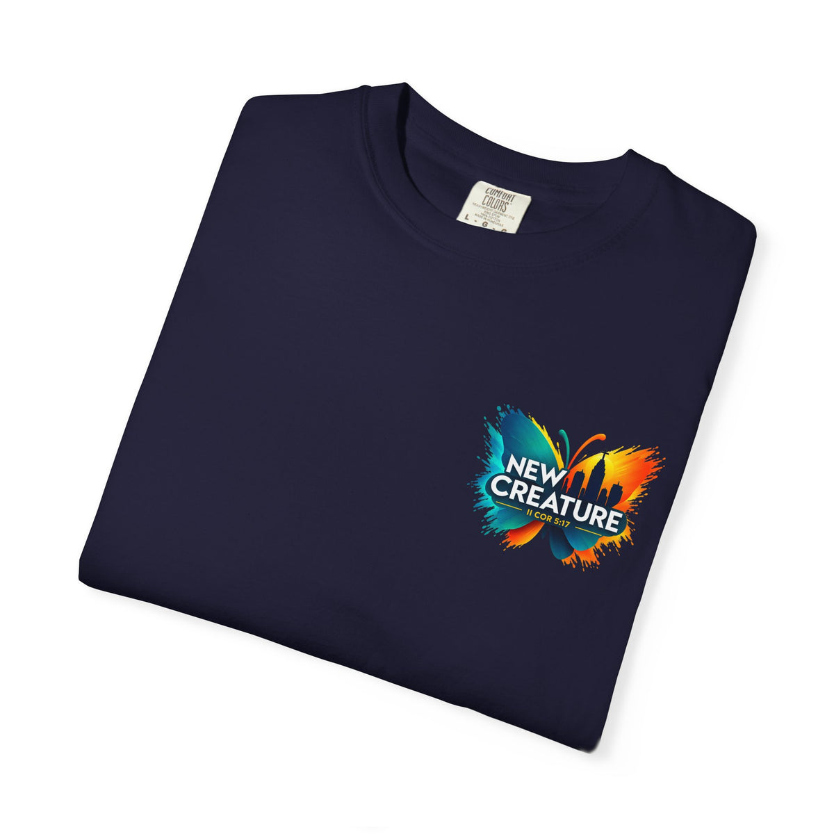 New Creature Butterfly T-Shirt — "You're a New Creature" Christian Youth Tee