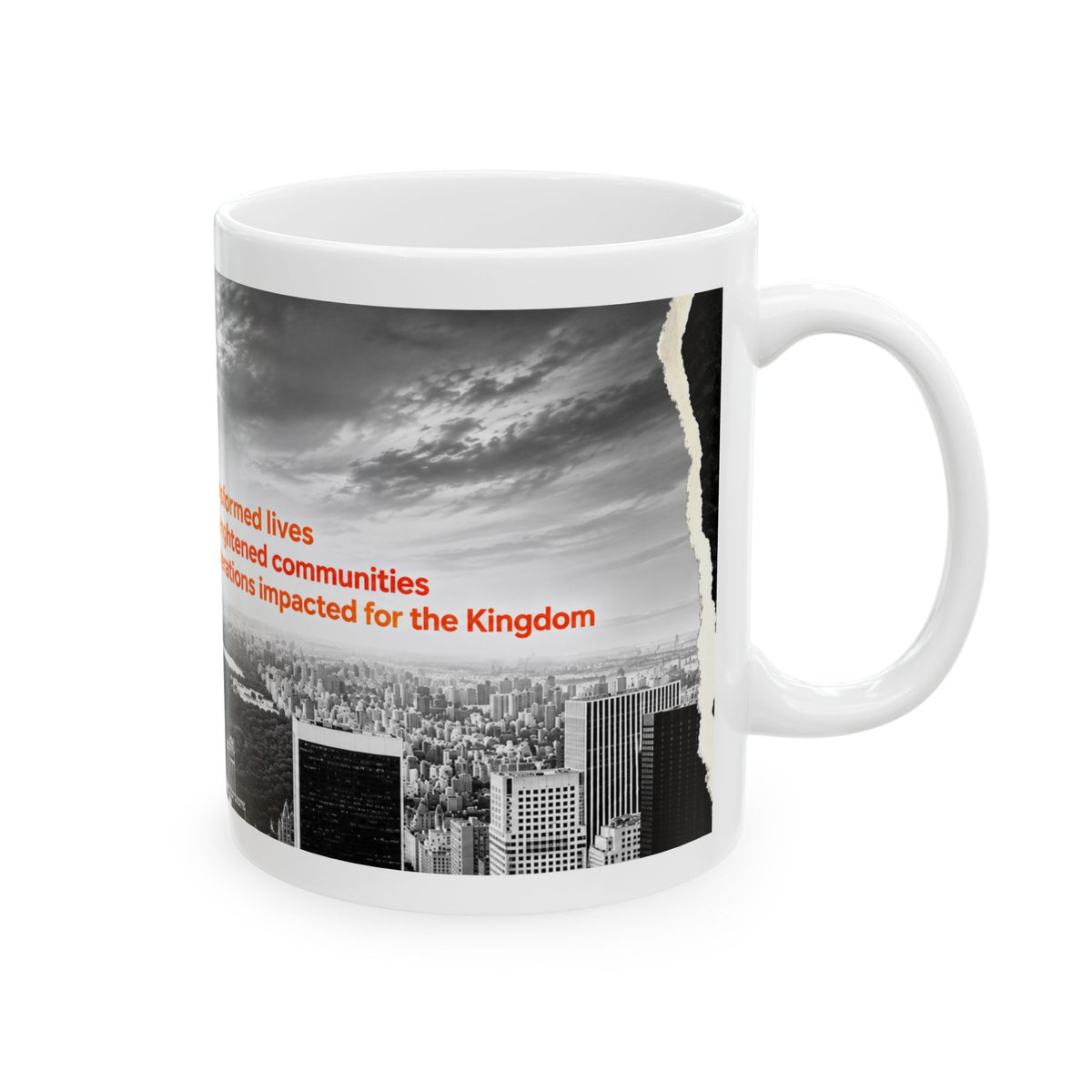 New Creature Church Logo Ceramic Mug – Inspirational Faith Coffee Cup (11oz, 15oz)