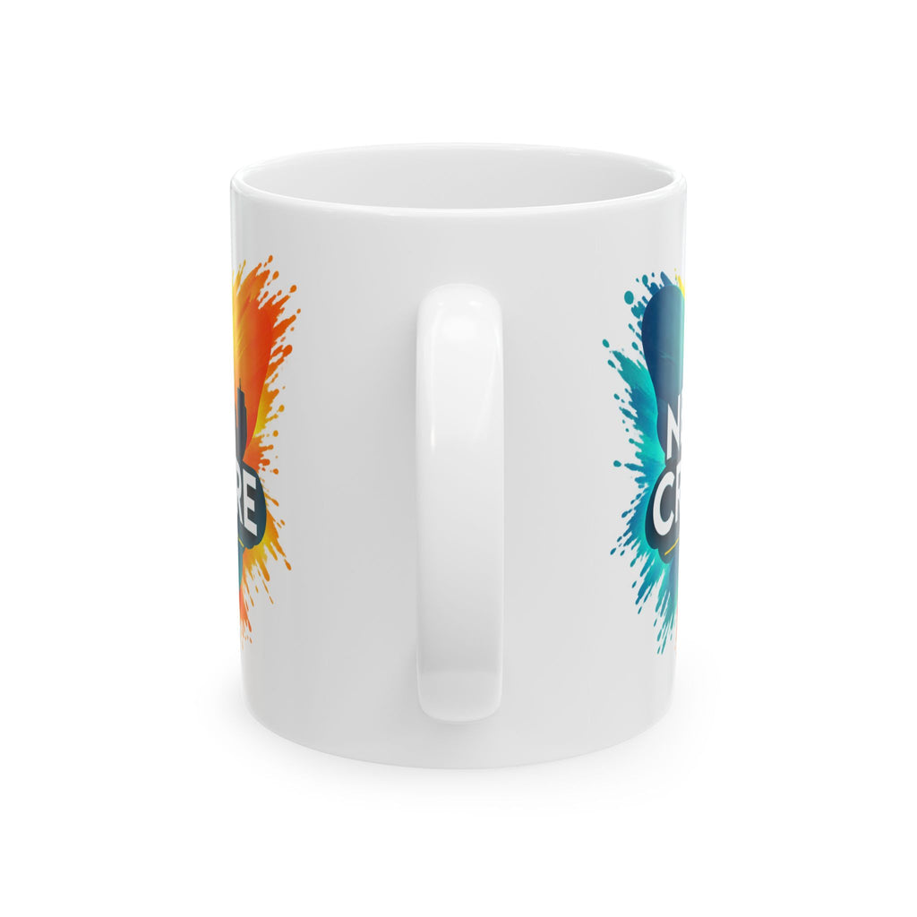 New Creature Butterfly Ceramic Mug — Colorful Inspirational Coffee Cup (11oz & 15oz)