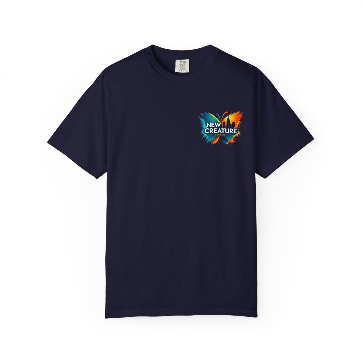 New Creature Butterfly T-Shirt — "You're a New Creature" Christian Youth Tee